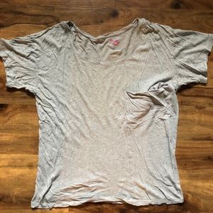 Max Azria Miley Cyrus Boyfriend Pocket Tee